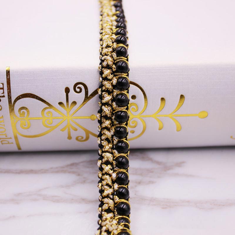 10yards DIY accessories Pearl  - Beaded Trim Fringe incelemesi ve fiyatı