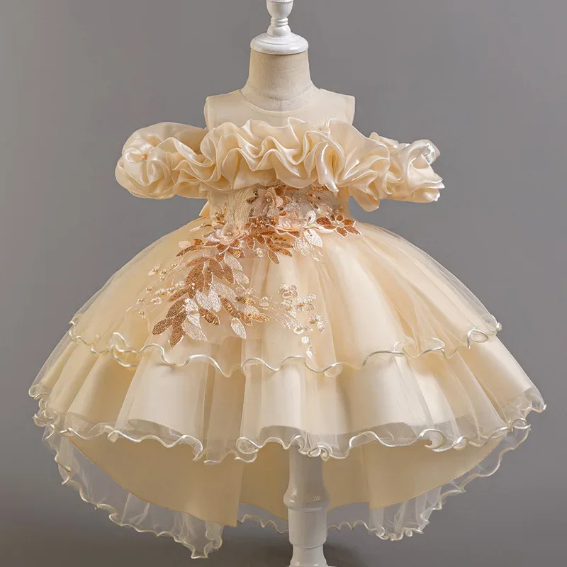 Fashion Flower Girl Dresses fo - Lace Ribbon Trim incelemesi ve fiyatı