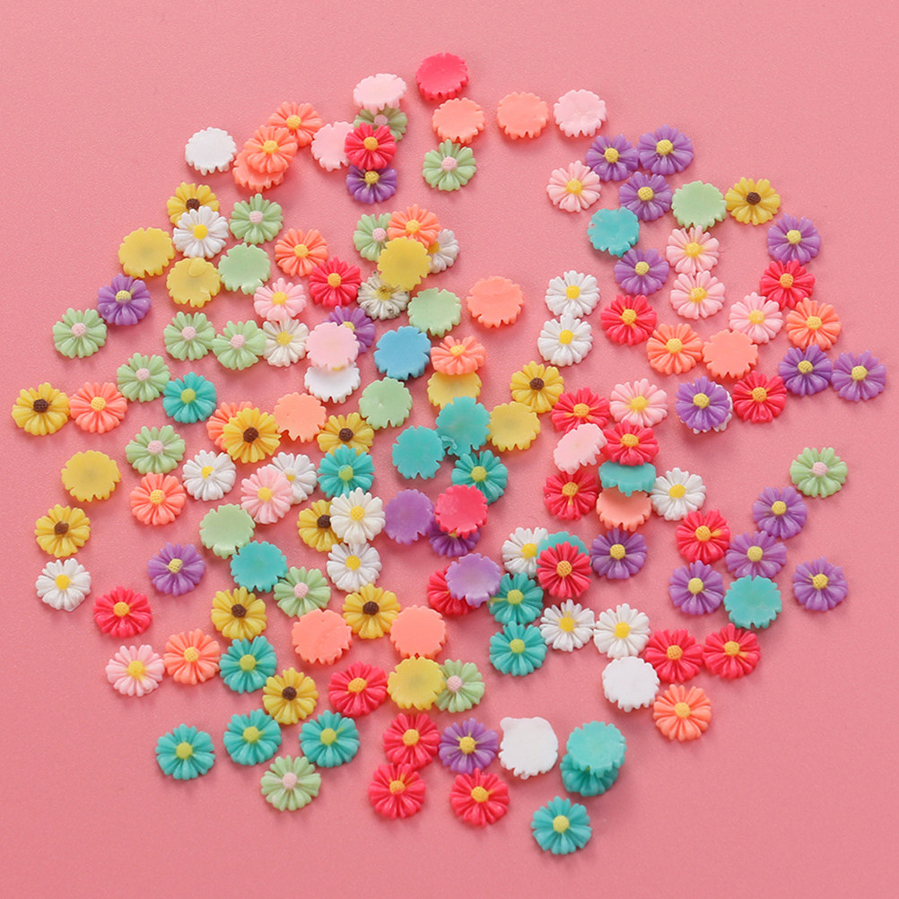50Pcs 9Mm Small Daisy Resin Fl - Craft Embellishments incelemesi ve fiyatı