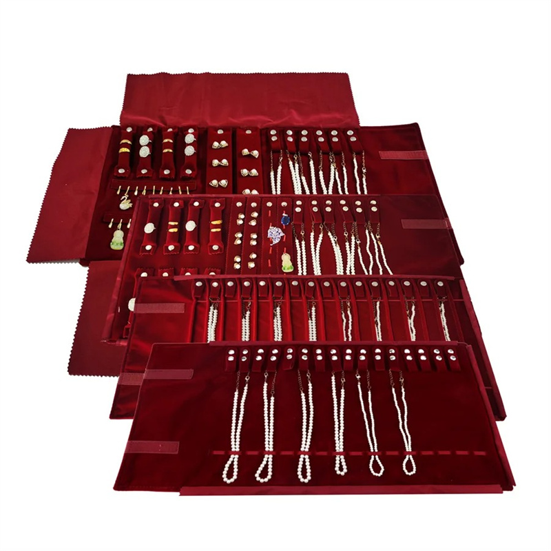 Burgundy Velvet Jewelry Roll-U - Velvet Ribbon Roll incelemesi ve fiyatı