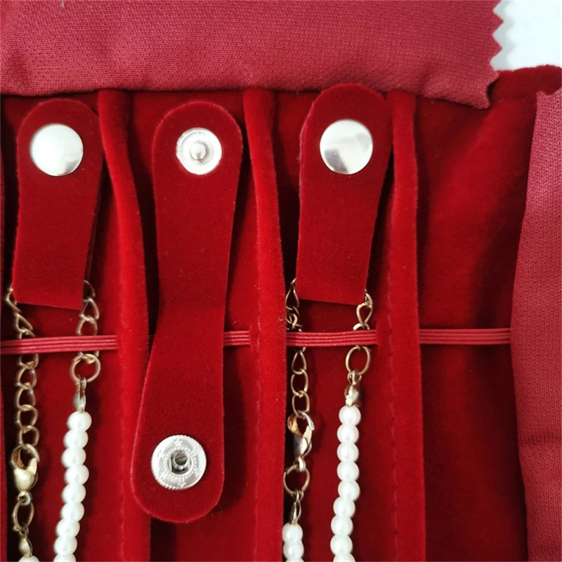 Burgundy Velvet Jewelry Roll-U - Velvet Ribbon Roll incelemesi ve fiyatı