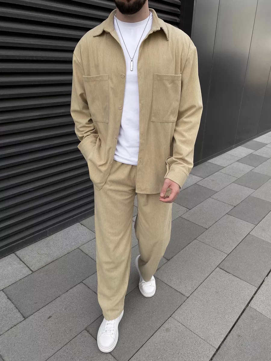 Men's corduroy two-piece outfi - Embellish Knit incelemesi ve fiyatı