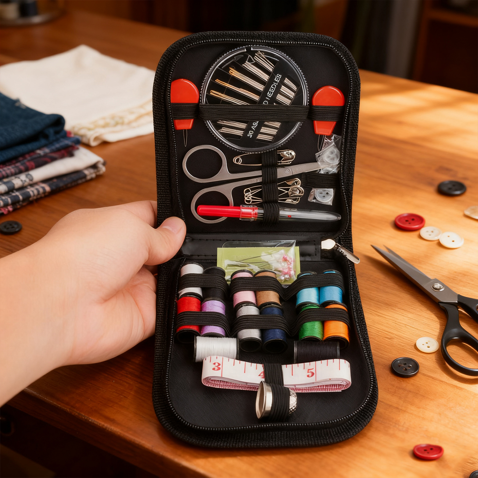 The sewing kit contains 68 acc - Pom Pom Maker Tool incelemesi ve fiyatı