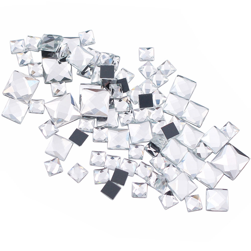 5mm 8mm 10mm Rhinestones Squar - Hotfix Rhinestone Sheet incelemesi ve fiyatı