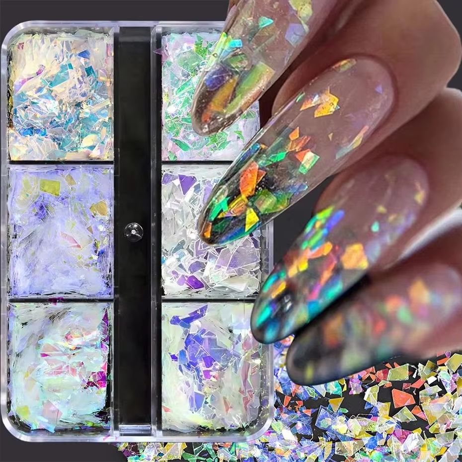 6Grids Shiny Iridescent Mermai - Glitter Vinyl Roll incelemesi ve fiyatı