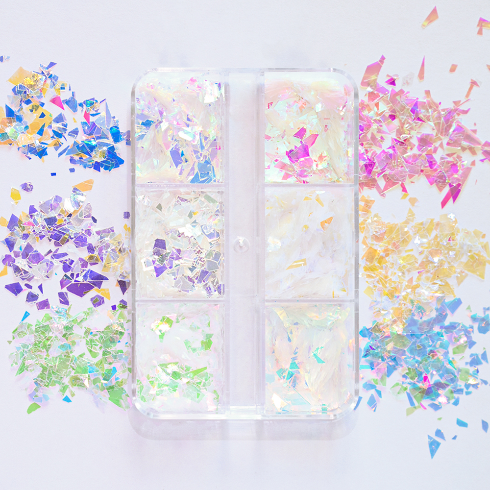 6Grids Shiny Iridescent Mermai - Glitter Vinyl Roll incelemesi ve fiyatı