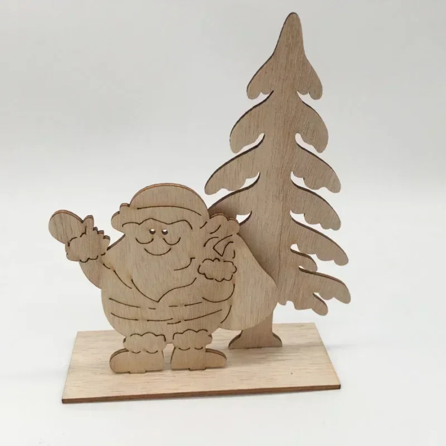 Wooden Ornaments Craft Predril - Christmas Craft Embellishment incelemesi ve fiyatı