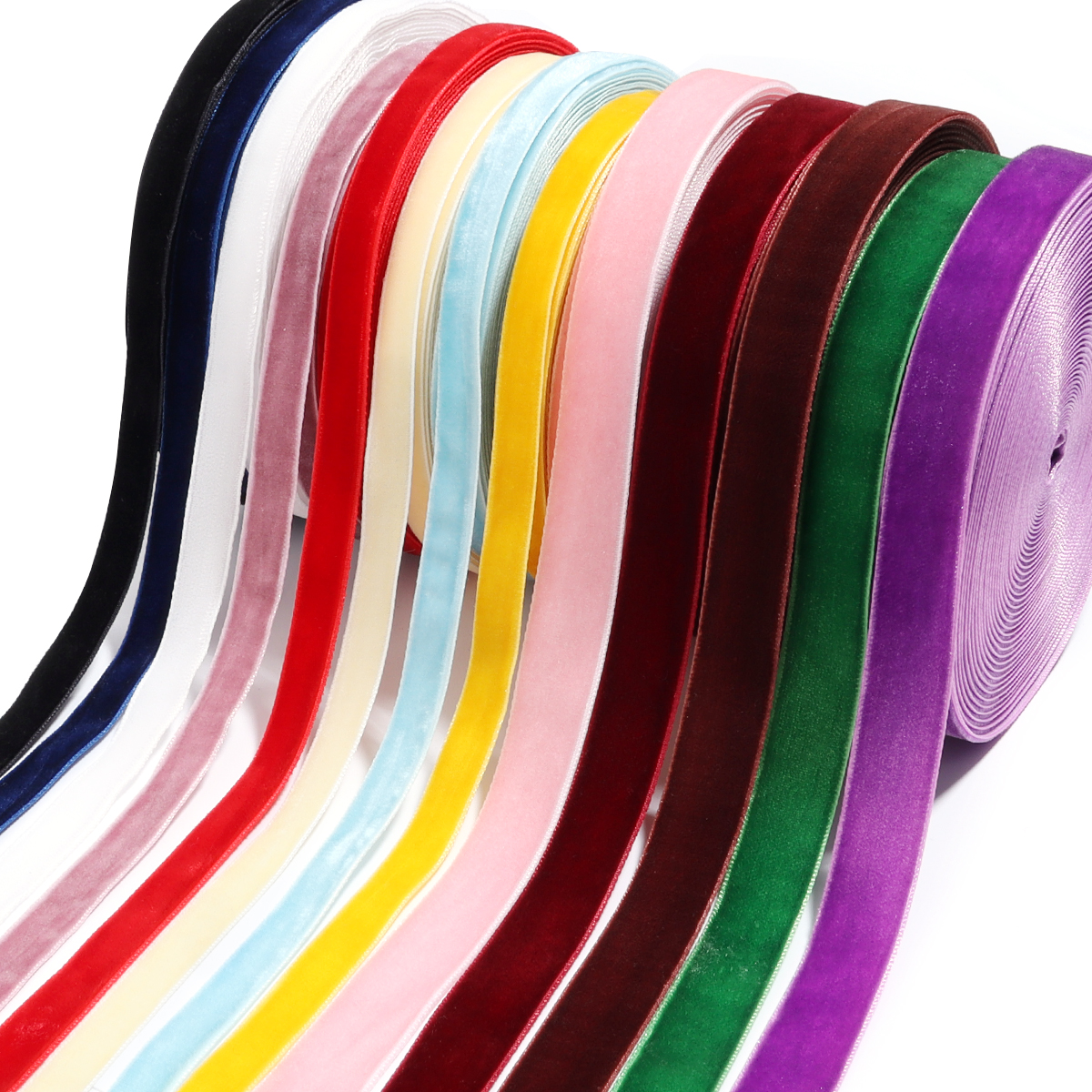 (10Yards/roll) Velvet Ribbon C - Velvet Ribbon Roll incelemesi ve fiyatı