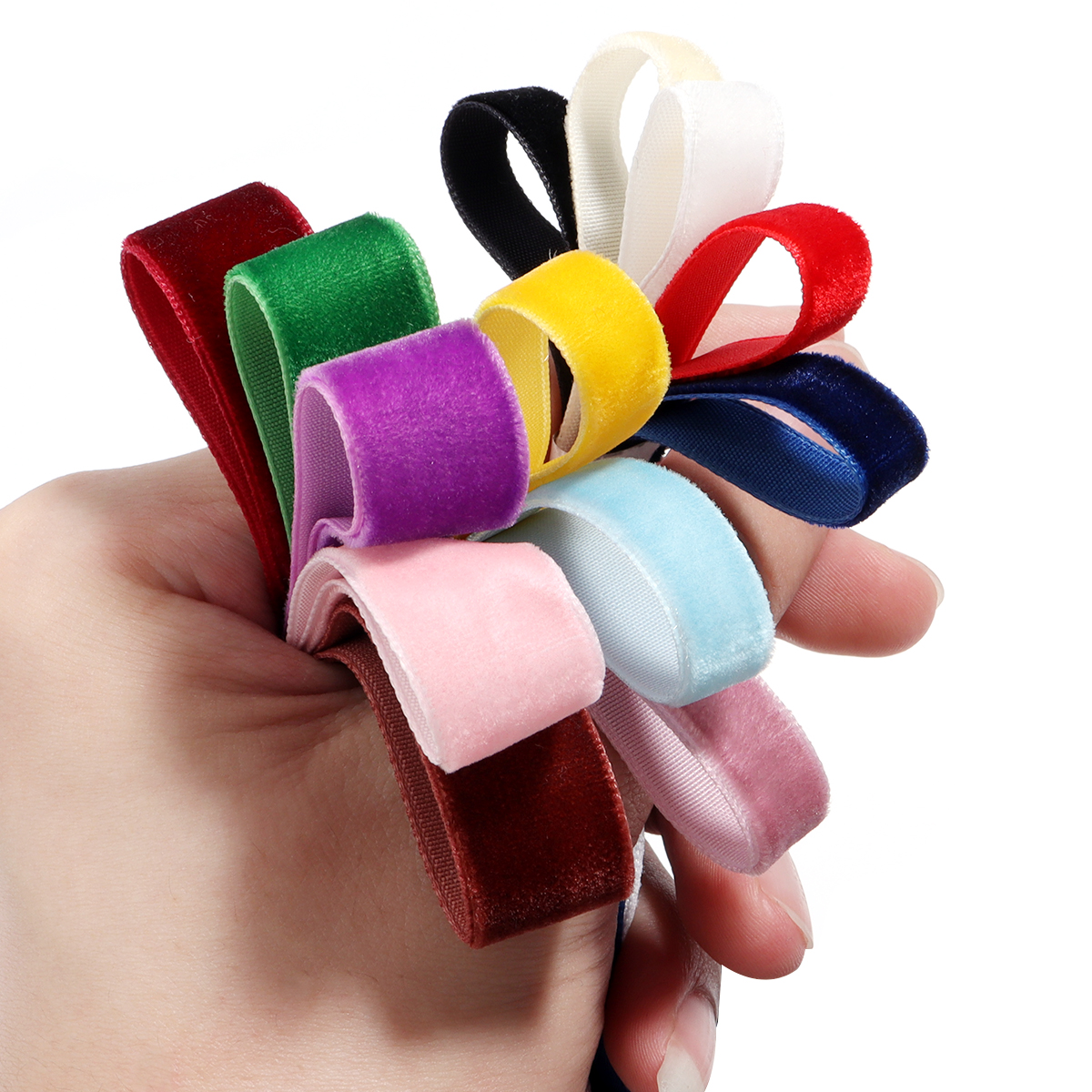 (10Yards/roll) Velvet Ribbon C - Velvet Ribbon Roll incelemesi ve fiyatı