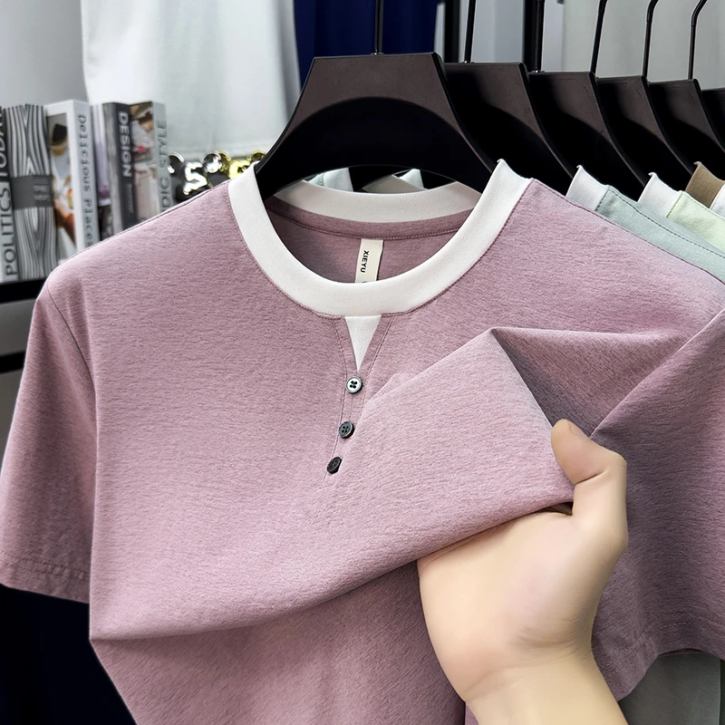 Mens Short Sleeve Henley Neck  - Embellish Knit incelemesi ve fiyatı