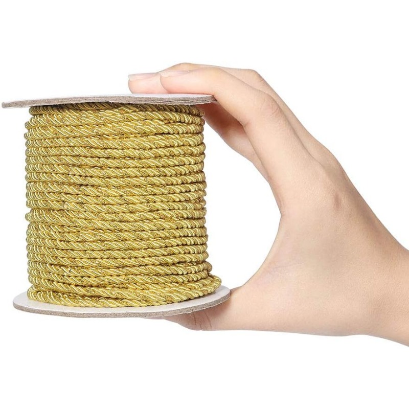 3mm / 35 Yards Metallic Twiste - Cord Trim Twisted incelemesi ve fiyatı