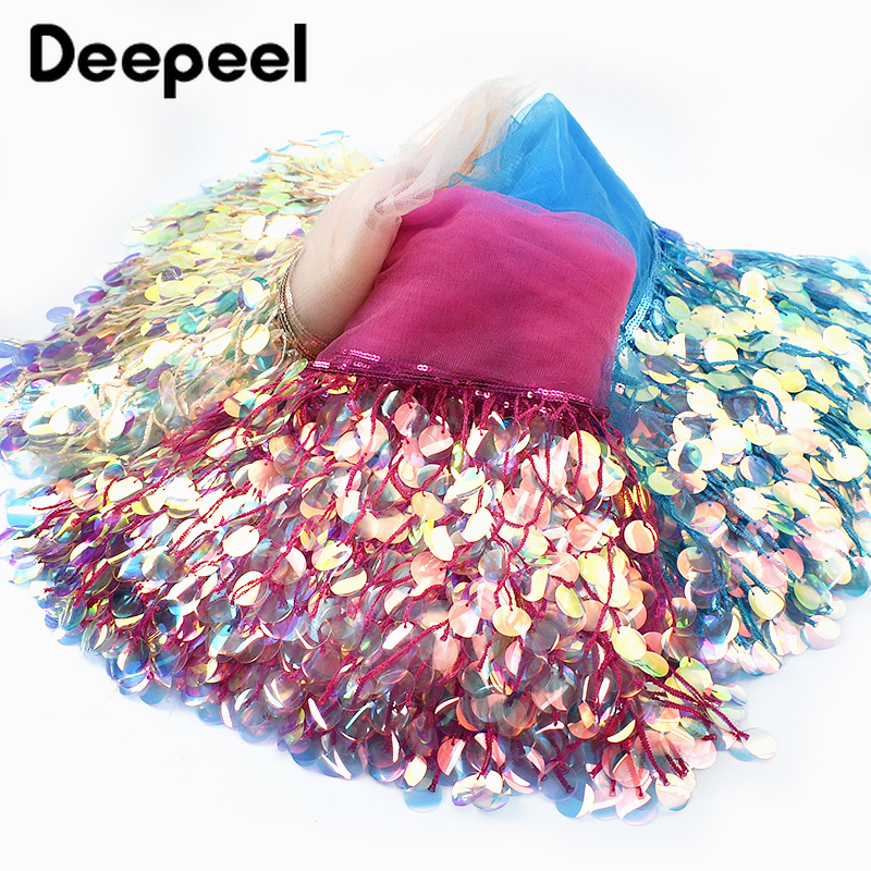 3Yards 17cm Beaded Sequins Tas - Beaded Trim Fringe incelemesi ve fiyatı