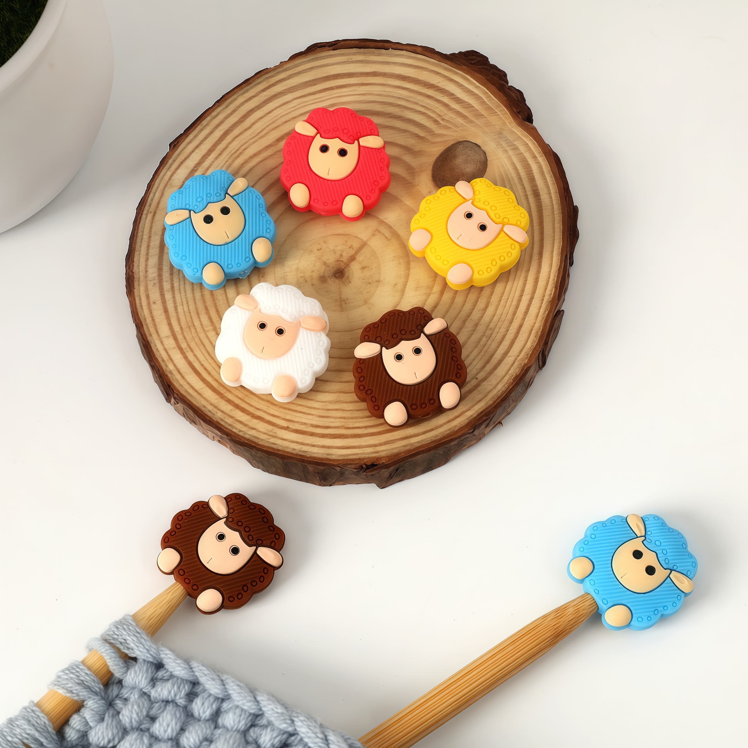 4/6pcs Silicone Little Sheep K - Pom Pom Maker Tool incelemesi ve fiyatı
