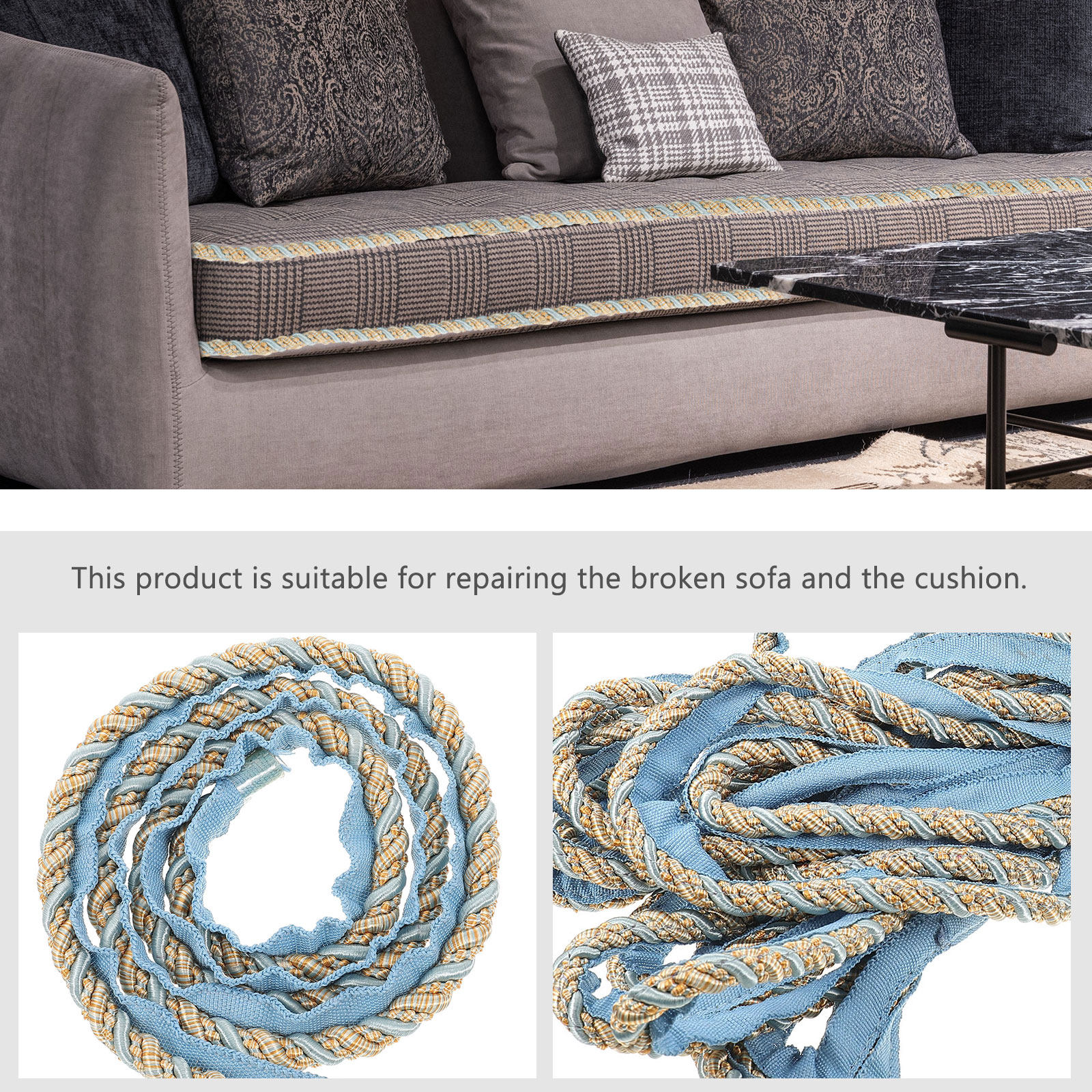 Polyester Four Braided Twisted - Cord Trim Twisted incelemesi ve fiyatı