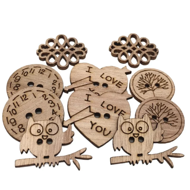 50pcs Wooden Craft Embellishme - Christmas Craft Embellishment incelemesi ve fiyatı
