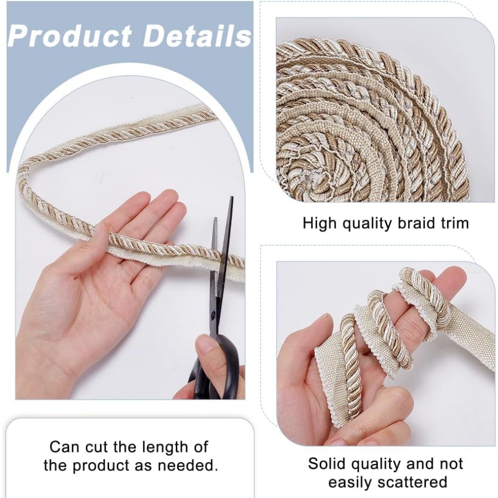 13.7 Yards Twisted Lip Cord Tr - Cord Trim Twisted incelemesi ve fiyatı