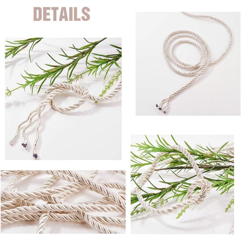 About 50 Feet Craft Nylon Rope - Cord Trim Twisted incelemesi ve fiyatı