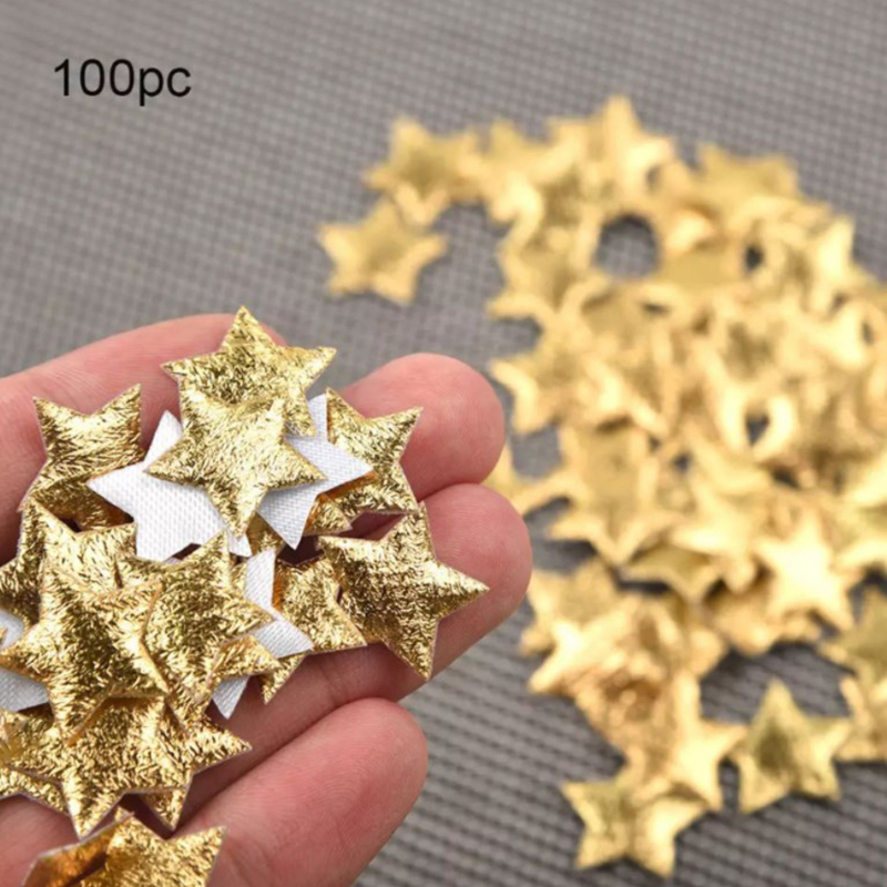 100Pcs Gold/Silver Stars For C - Christmas Craft Embellishment incelemesi ve fiyatı